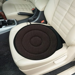 Willstar Car Seat Cushion 360 Rotation Disc Auto Swivel Seat Cushion, Black, Size: 43