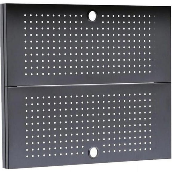 Montezuma Metal Pegboard Back Wall (with Posts) for Garage Organization Cabinets