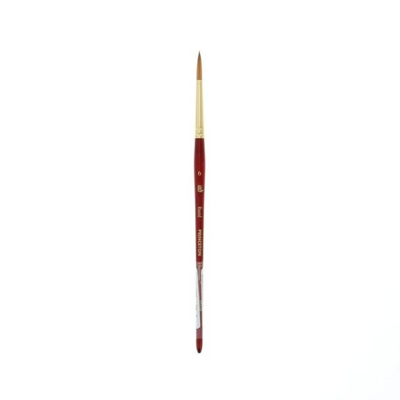Princeton Brush Heritage Synthetic Sable Watercolor & Acrylic Brush, Round, 6