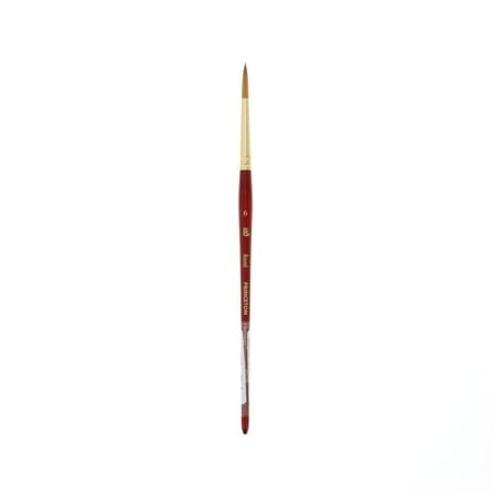 Princeton Brush Heritage Synthetic Sable Watercolor & Acrylic Brush, Round, 6