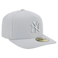 thumbnail image 3 of Men's New Era  Gray New York Yankees Colorpack A-Frame 59FIFTY Fitted Hat, 3 of 6
