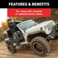 thumbnail image 4 of ActionTrac Door Delete Kit Fits select: 2015-2017 JEEP WRANGLER UNLIMITED SPORT, 2012-2014 JEEP WRANGLER SPORT, 4 of 4