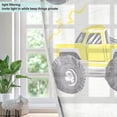 thumbnail image 4 of Yayeee Window Curtains Light Filtering 63"x52" Grommet Panel Pair Home Living Room Decor, Trucks Pattern, 4 of 7