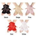 thumbnail image 4 of Womens Sexy Lace Driving Gloves Ladies Long Fingerless Half Finger Fishnet Gloves Lace Gloves Mesh Mitten Dance Gloves PINK, 4 of 8