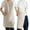 Khaki, variant on Toptie Cross Back Kitchen Apron with Two Pockets for Women, Cotton Linen Christmas Apron - Gray
