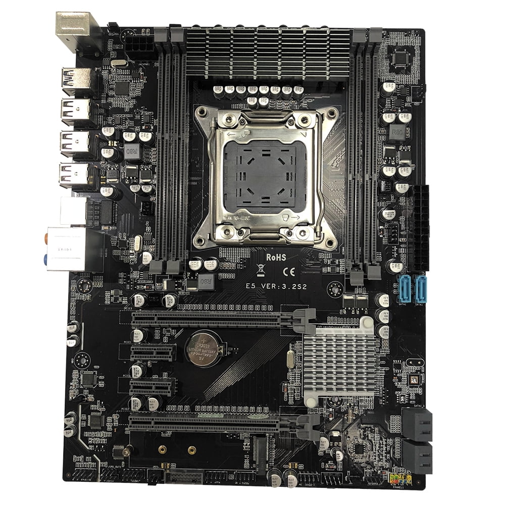 E5 3.2S2 Motherboard NVME M2 Slot Support ATX 64GB Memory LGA2011 Motherboard