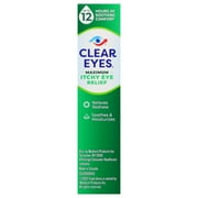 Clear Eyes Maximum Itchy Eye Relief Lubricant Eye Drops, 0.5 fl oz