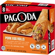 Pagoda Snacks, Pork Egg Rolls, 8 Count, 22.00 oz