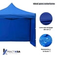 thumbnail image 3 of Carpa Toldo De 2x2 Metros Plegable, Estructura Metálica Reforzada Con paredes, 3 of 5