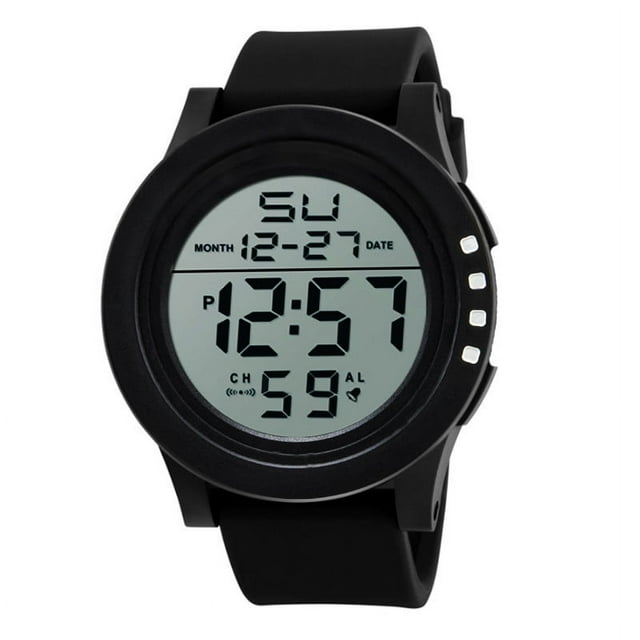 TIMIFIS Montre Intelligente LED Étanche Numérique Quartz Montre Mode Sport Militaire Homme Été