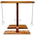 thumbnail image 1 of Juego de gancho y anillas RIXINC, de madera, para interiores y exteriores, 1 of 8