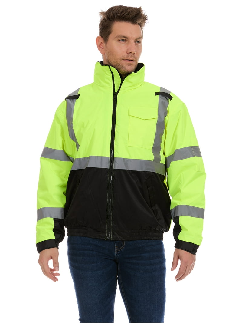 Bass Creek Outfitters Men's Oxford Insulated Safety Work Jacket