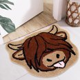 thumbnail image 2 of CSChome Front Door Mat Funny Cow Door Mat Wear Resistant Highly Absorbent Non-Slip Floor Mat Specially Shaped Welcome Rug, 2 of 6