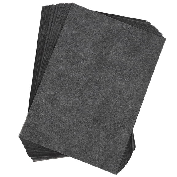 BESTOYARD 50Pcs Carbon Copy Paper Black Paper for Craft Projects Tracing Professionals and Students