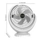 thumbnail image 3 of Muyoka Ventilador de escritorio Recargable Ventilador de mesa de velocidad ajustable con batería de 1200 mAh 240 ° Gran angular Ventilador de refrigeración portátil silencioso Circulador de aire para Muyoka Hogar, 3 of 6