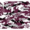 Texas A&M University Camouflage Fabric-100% Cotton -Sold by the Yard
