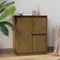 thumbnail image 1 of vidaXL Buffet Miel Brun 60x34x75 cm Pin Massif, 1 of 5