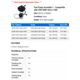 thumbnail image 2 of Fuel Pump Assembly 1 - Compatible with 2009 GMC Sierra 1500, 2 of 2