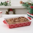 thumbnail image 3 of Holiday Time 9" x 13" Bow Stoneware Bake & Serve Dish, Bakeware, 3 of 5