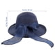 thumbnail image 4 of Hombrero de playa de 1pc Sombrero de paja grande Moda Bowknot Decoración Sombrero de playa para mujeres, 4 of 6