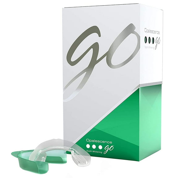 Opalescence Go™ - Prefilled Teeth Whitening Trays with Potassium Fluoride - 15% Hydrogen Peroxide - Mint