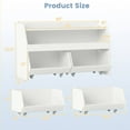 thumbnail image 2 of Infans Kids Toy Storage Organizer w/2 Movable Drawers Open Shelf Compartment for Kids, 2 of 7