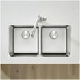 thumbnail image 3 of Blanco Formera 442768 33x18" Stainless Steel Double Equal Bowl Undermount Kitchen Sink, 3 of 5
