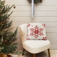 thumbnail image 4 of Tarmeek Christmas Pillow Covers 18x18 Set of 4,Throw Pillow Case Linen Cushion Covers Christmas Ornaments for Outdoor Christmas Decorations Indoor for Home Sofa Bed Chair Car, 4 of 9