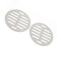 thumbnail image 4 of Cubierta de desagüe de piso redonda de acero inoxidable Uxcell de 4 pulgadas 2 piezas, 4 of 5