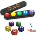 thumbnail image 1 of Juego Gonggi Korean Game Traditional Stones Game, 1 juego con caja de calamar, 1 of 6