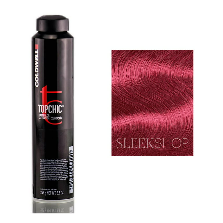 involveret Skælde ud Stereotype 7RR@RR Luscious Red @ Intense Red , Goldwell Topchic Hair Color (8.6 oz.  canister), haircolor dye scalp beauty - Pack of 3 w/ Sleek 3-in-1  Comb/Brush - Walmart.com