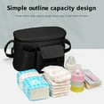 thumbnail image 4 of HCJKDU Large Walker Pouch for Folding Walker - Thickened Oxford Walker Basket with Cup Holder, Bag for Walker with Pockets, Carry Pouch for Elderly Walkers, 4 of 9