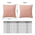thumbnail image 2 of Pofeuu Rose Gold Glitter Print Double-sided plush pillowcase Square Throw Pillow Covers Pillows Cover for Living Room Bedroom Sofa Couch Cushion Cover（No pillow core）-18"x18", 2 of 7
