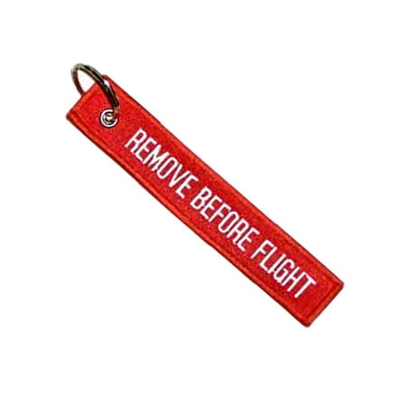 2X Remove Before Flight Key Chain Aviation ATV UTV Motorcycle Pilot Crew Tag (Best Chain To Lock Up A Motorcycle)