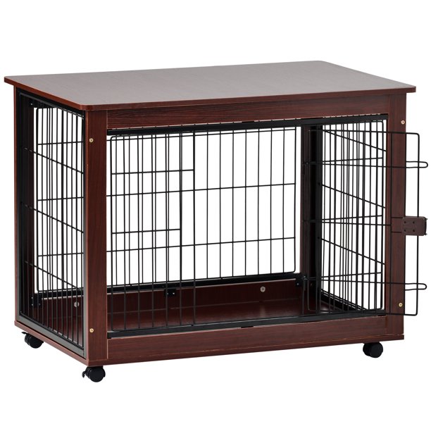 Indoor Homes for Pets Dog Crate Single Door Metal Dog Crates Fully
