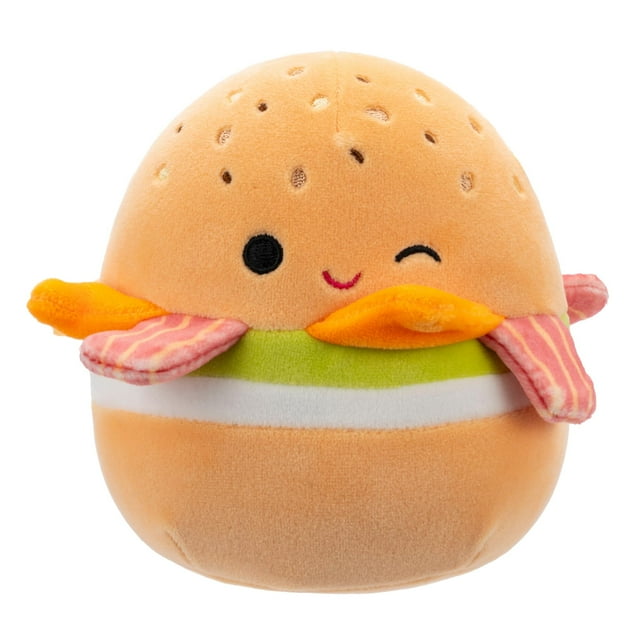 Bagel de desayuno Geronimo original de peluche Squishmallows, 13 cm