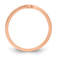 thumbnail image 2 of 14K Rose Gold Sideways Cross Ring, 2 of 3