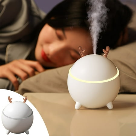 

Back to School Savings! Feltree Humidifier Bedroom Mini Humidifier Portable Desktop Hydrating Humidifier Indoor Desk Humidifier Car Home Humidifier 3.93x3.93x4.64in