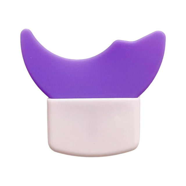Plantillas de silicona para delineador de ojos, plantilla de silicona para principiantes, herramienta de maquillaje, asistente de lápiz labial, placa 57 cm x 5 cm púrpura Sunnimix Plantilla de delineador de ojos