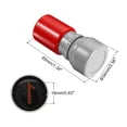 thumbnail image 2 of Unique Bargains 16mm Number Stamps Character Numeral 1 Plastic Self Inking for Classroom Scrapbooking, Red, 2 of 5