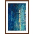 thumbnail image 2 of Art.com Deep Blue Abstract Art Print by Patricia Pinto, Brown Frame Wall Art, 17" x 23", 2 of 5