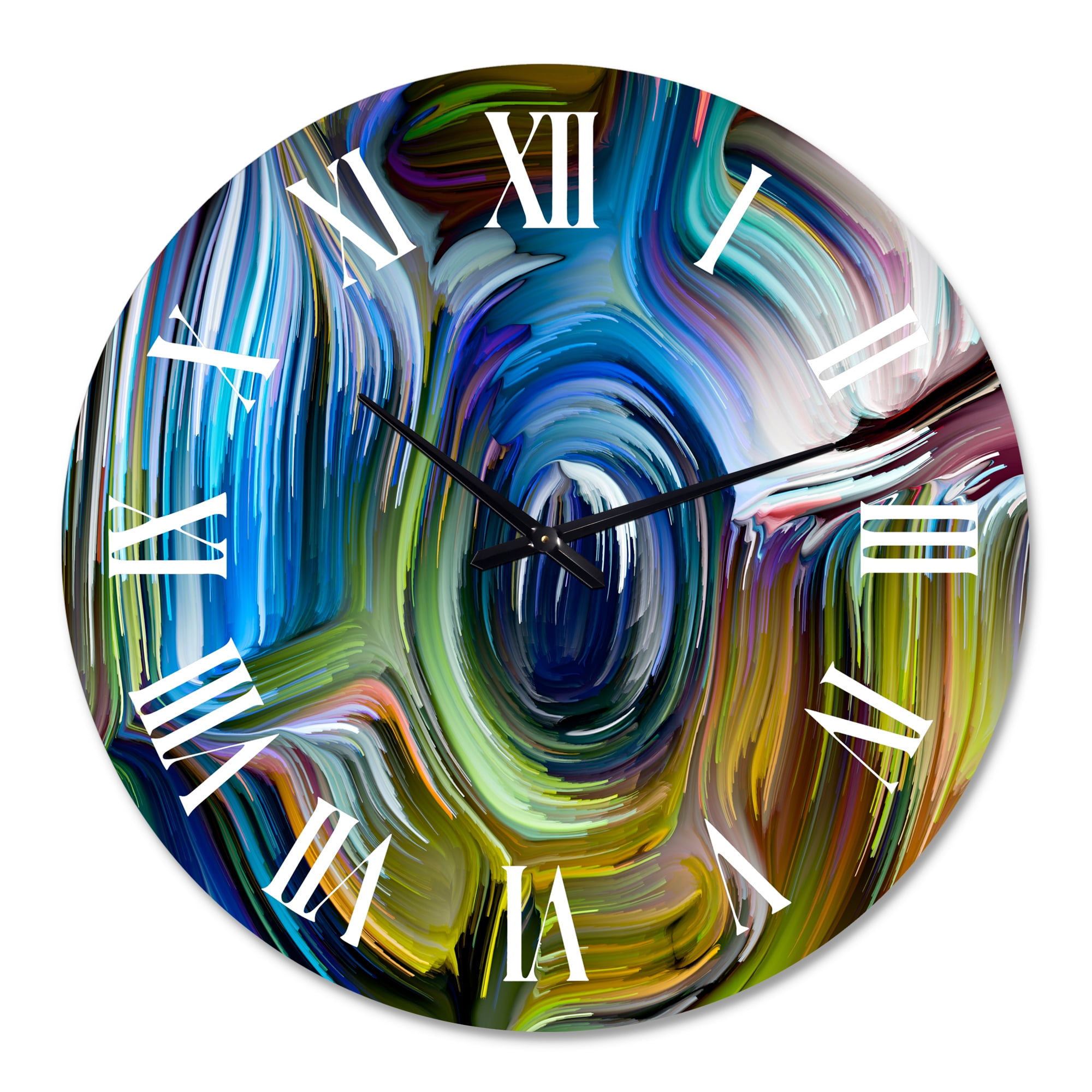 Designart 1 in Modern,Contemporary Wall Clock