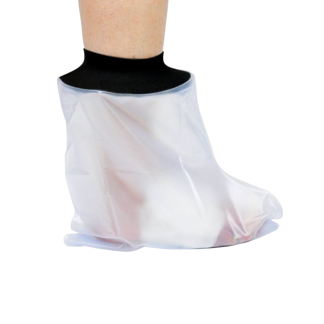 Pierna de cubierta fundida impermeable para baño de ducha de tobillo para adultos Protector de pie hermético heridas para accesorios de baño de natación PIX-LINK Ropa y accesorios para el agua