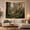 Mossy Boulder, variant on Drenched Forest Dominating with Numerous Tall Slender, Mystical Fantasy for Space Lovers, Aesthetic Wall Decor, Housewarming Gift, Tapestry Wall Hanging for Dorm and Living Room