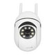 thumbnail image 5 of Cámara de seguridad 1080P Vista de 360° Visualización nocturna en color Seguimiento de movimiento inteligente Audio bidireccional Grabación 24/7 Cámara blanca, 5 of 5