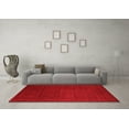 thumbnail image 3 of Ahgly Company Indoor Square Abstract Red Contemporary Area Rugs, 4' Square, 3 of 4