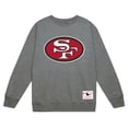 thumbnail image 2 of Men's Mitchell & Ness Heather Gray San Francisco 49ers Basic Fleece Pullover Sweatshirt, 2 of 3