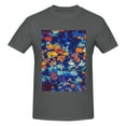 thumbnail image 4 of Bingfone Colorful Fall Leaves Men'S Loose Fit Short-Sleeve Pocket T-Shirt, 4 of 7