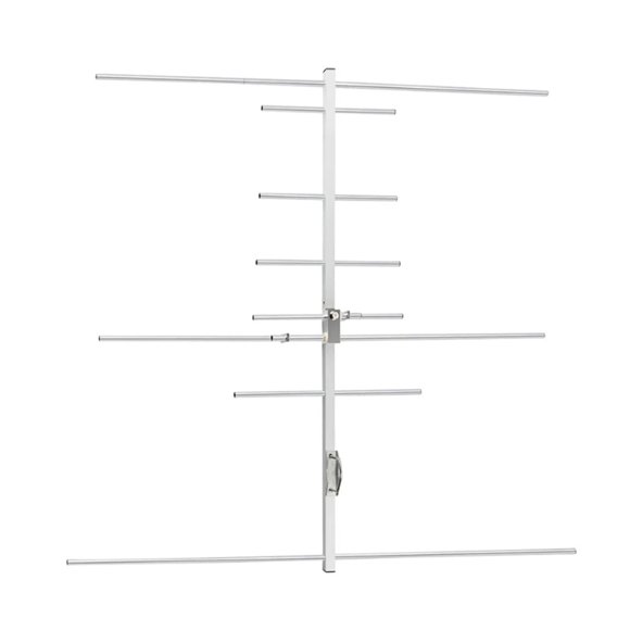 Antenne Yagi VHF/UHF à Double Bande à Gain Élevé 9,5/11,5 dBi 100 W - 144 MHz et 430 MHz Antenne Directionnelle Extérieure pour Radio Ham, Systèmes de Répéteur, Communications Numériques Mobiles avec Montage à Boulon U