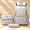 Gray, variant on Bisitoy 3 in 1 Daisy Print Backpack Set Large Capacity Casual Daypack with Handbag & Pencil Pouch, Fashion Laptop Backpack for Office, Students, Daily Travel